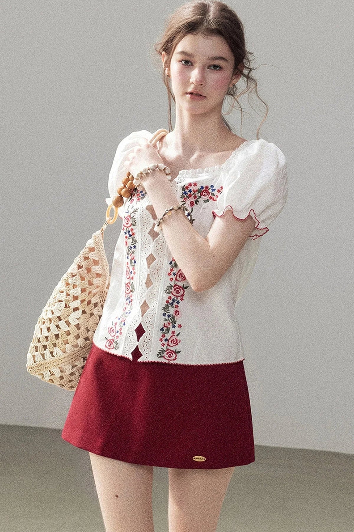 Rose Season Lace Top