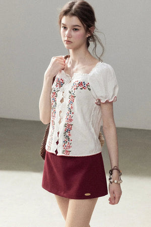 Rose Season Lace Top