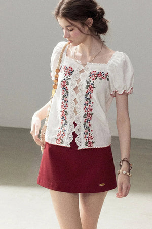 Rose Season Lace Top