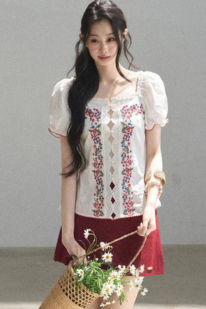 Rose Season Lace Top
