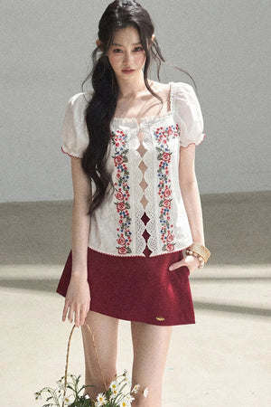 Rose Season Lace Top