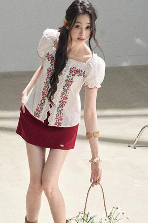 Rose Season Lace Top