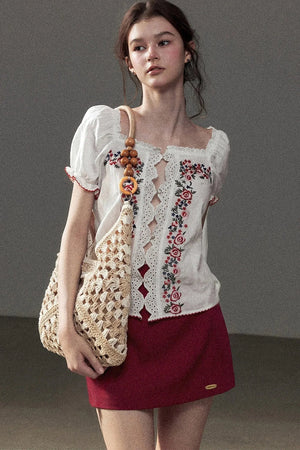 Rose Season Lace Top
