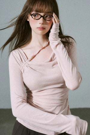 Rose Swing Collar Top