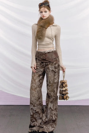Rou Jing Detachable Brooch Top
