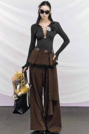 Rou Jing Detachable Brooch Top