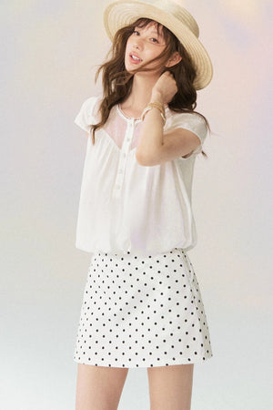 Round Neck Puffy Top