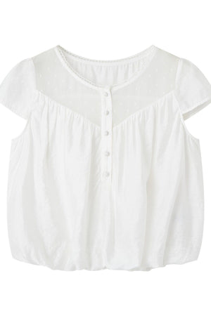 Round Neck Puffy Top