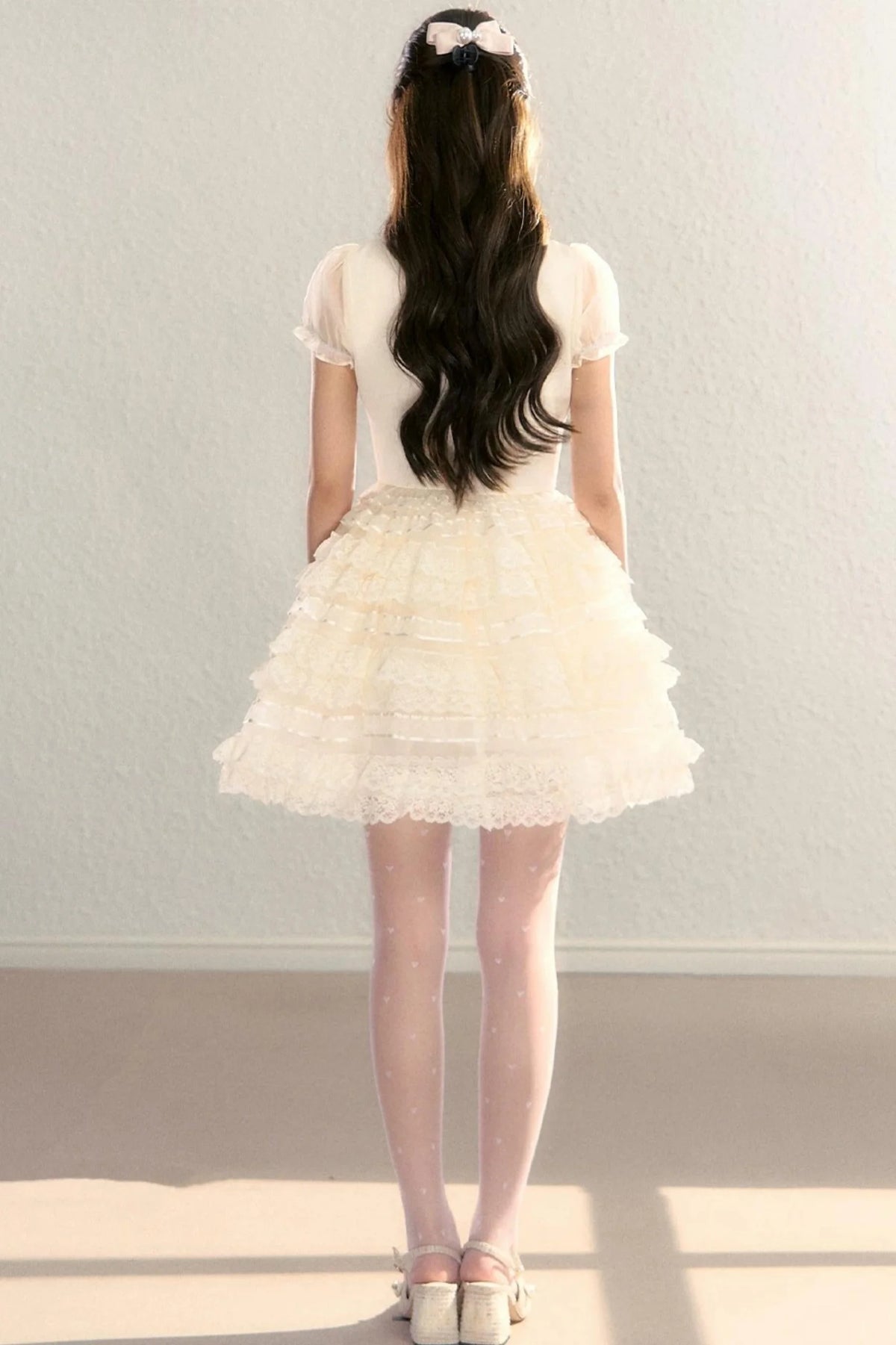 Royal Satin Tutu Short Dress