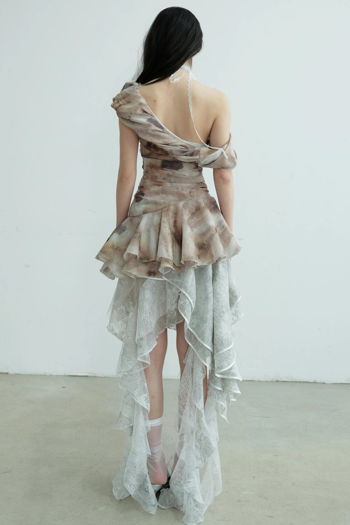 Ruffle Slouch Vest