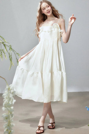 Ruffle Tiered Camisole Dress