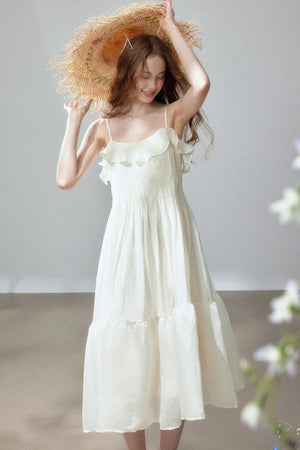 Ruffle Tiered Camisole Dress