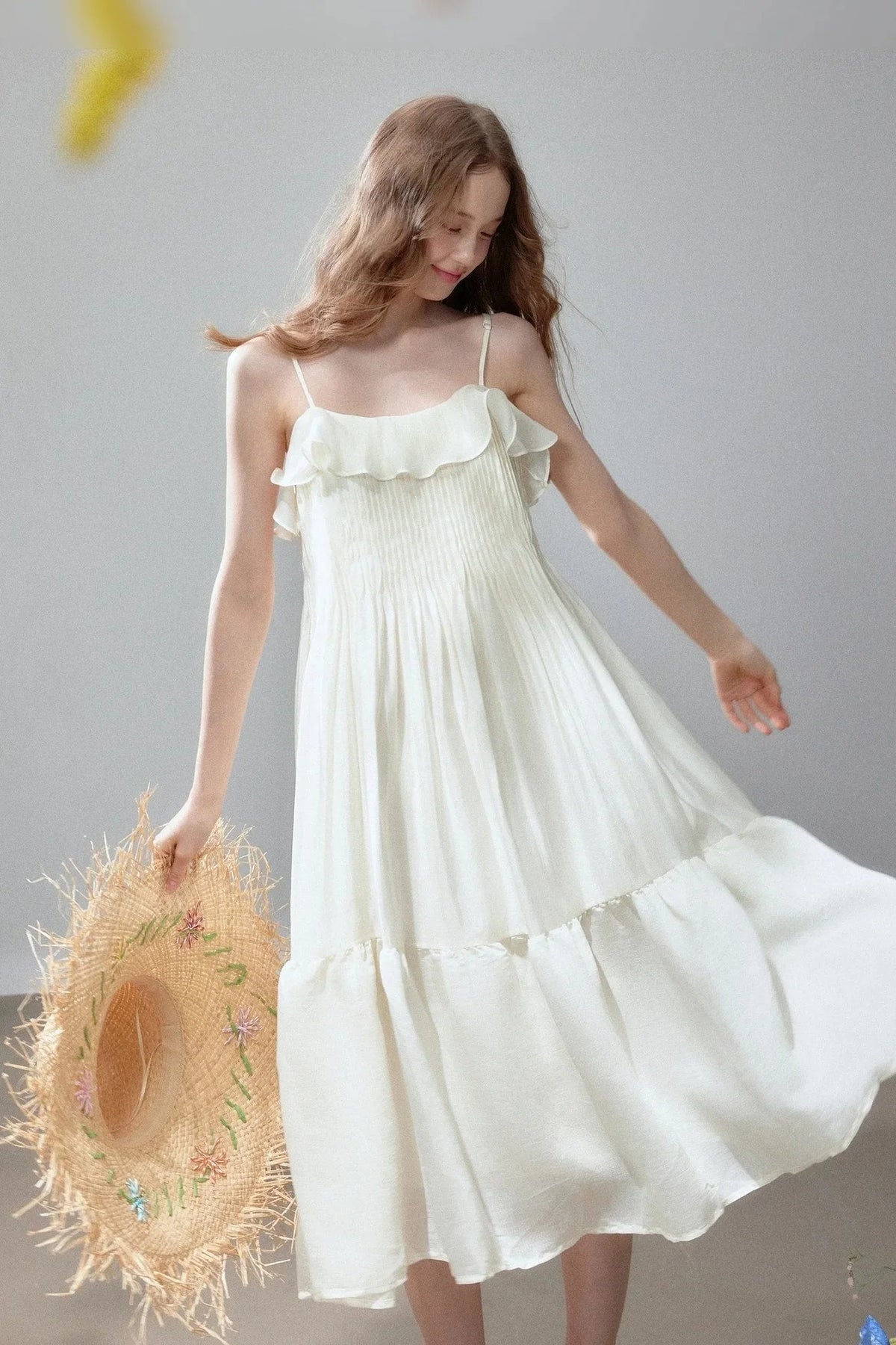 Ruffle Tiered Camisole Dress