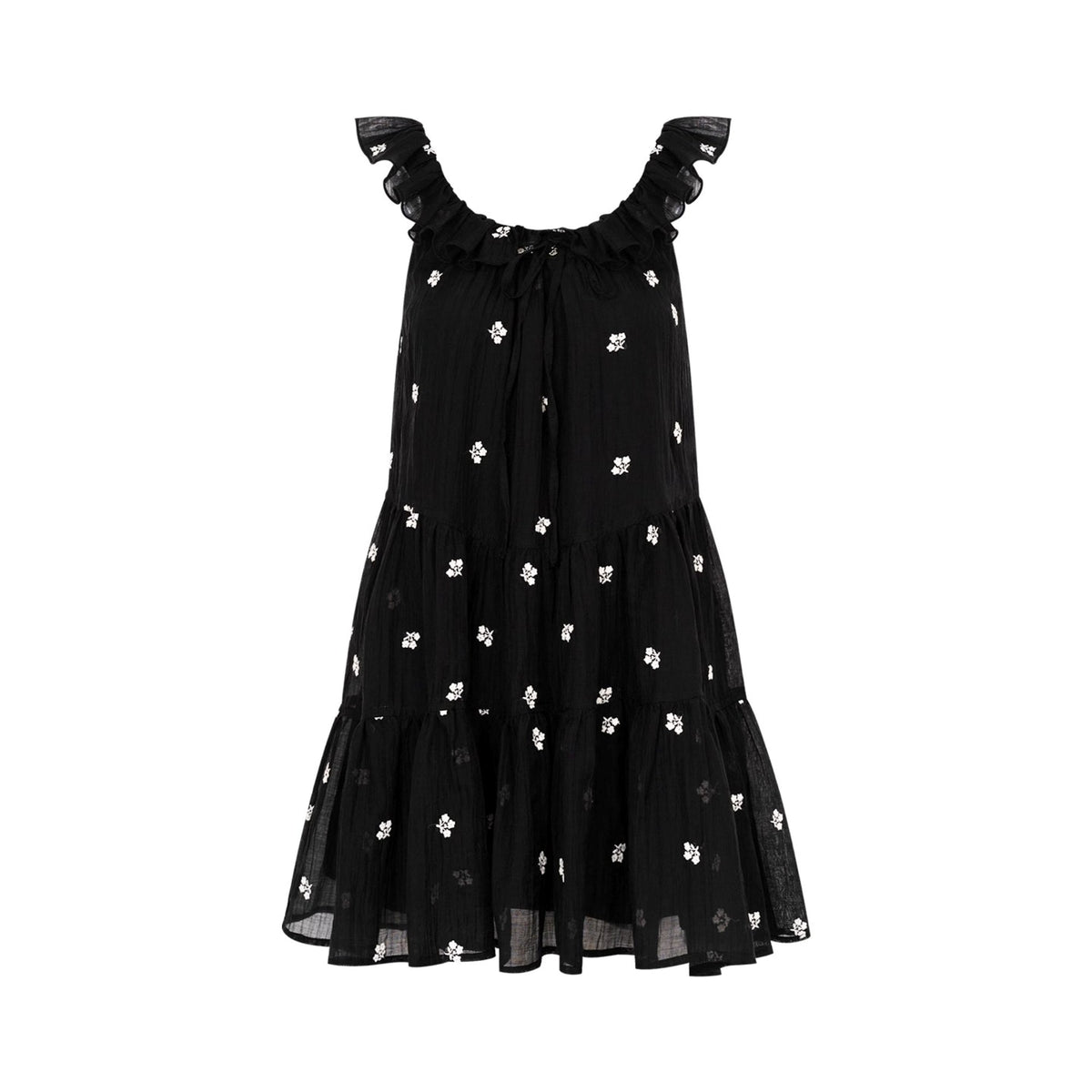 Ruffled A-Line Dress