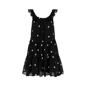Ruffled A-Line Dress