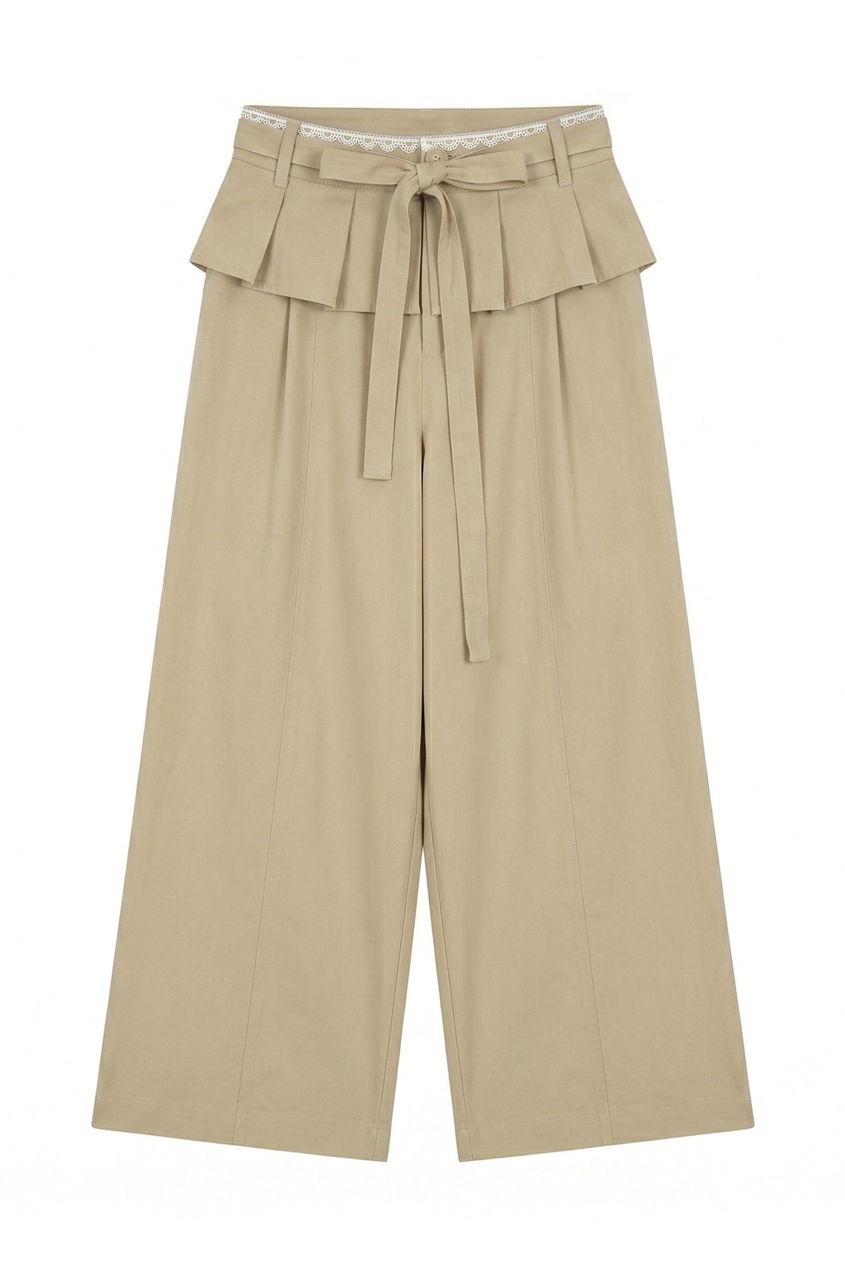 Ruffled Commuter Blouse and Pants Set-Up