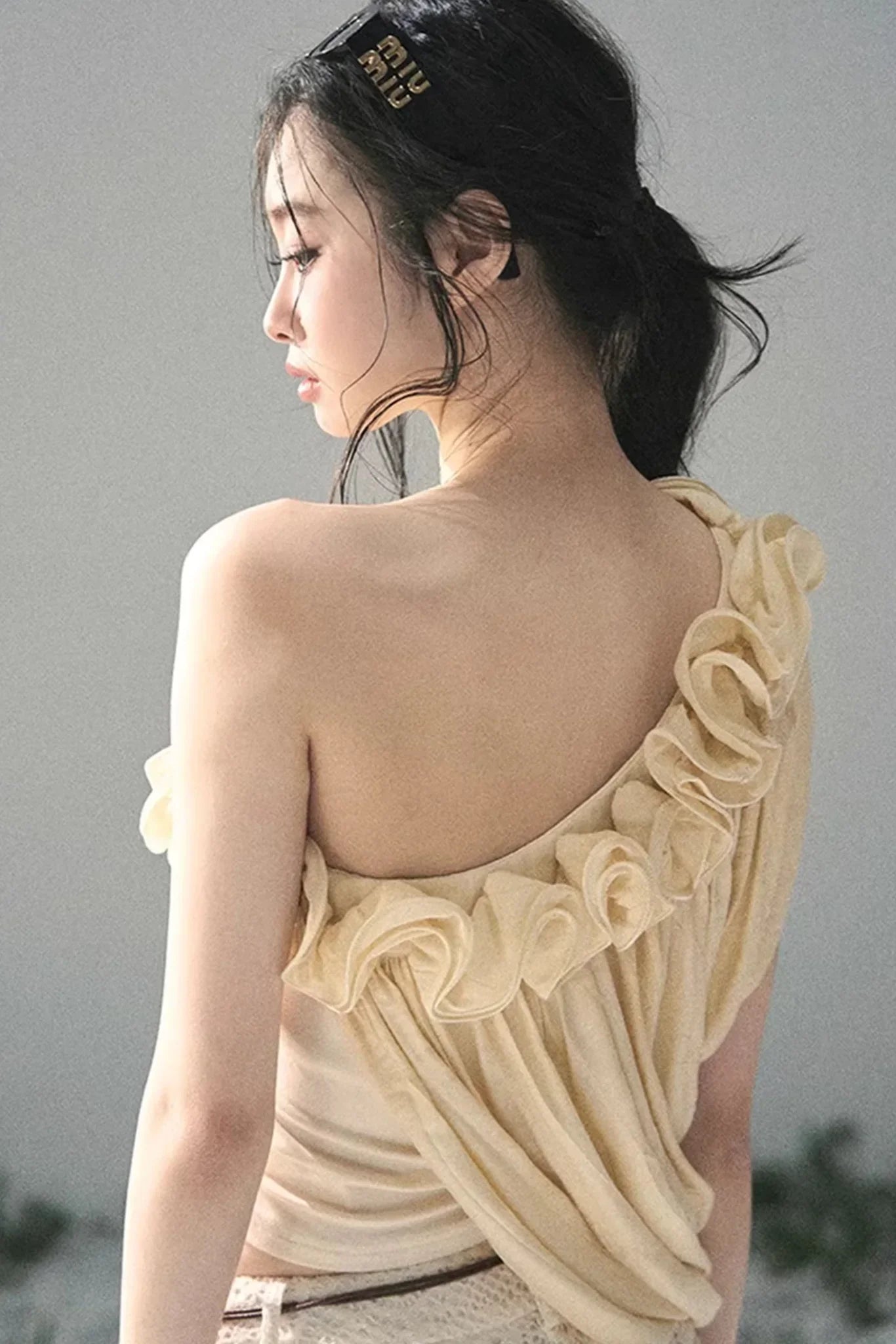 Ruffled Off-Shoulder Top