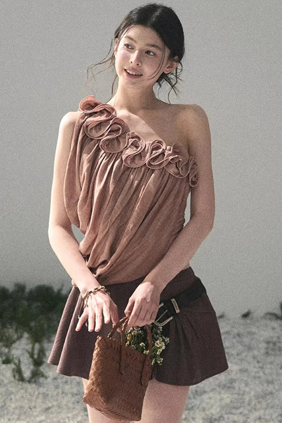 Ruffled Off-Shoulder Top