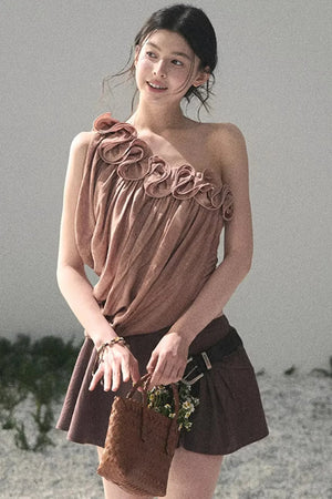 Ruffled Off-Shoulder Top