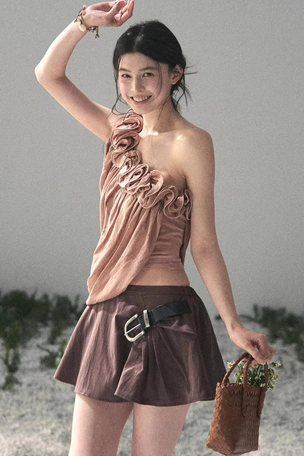 Ruffled Off-Shoulder Top
