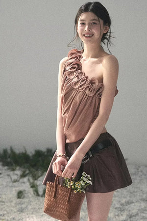 Ruffled Off-Shoulder Top