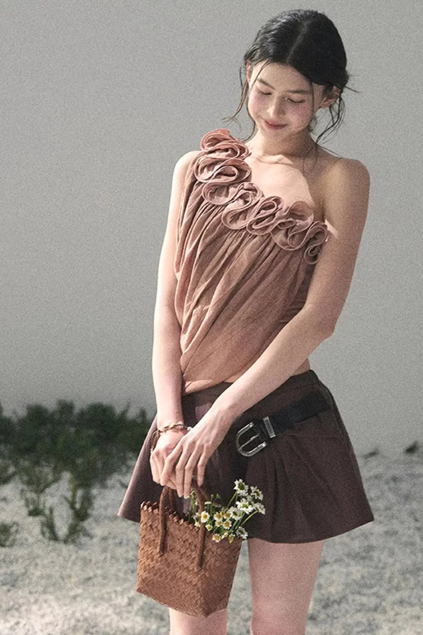 Ruffled Off-Shoulder Top