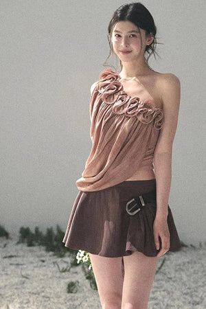 Ruffled Off-Shoulder Top