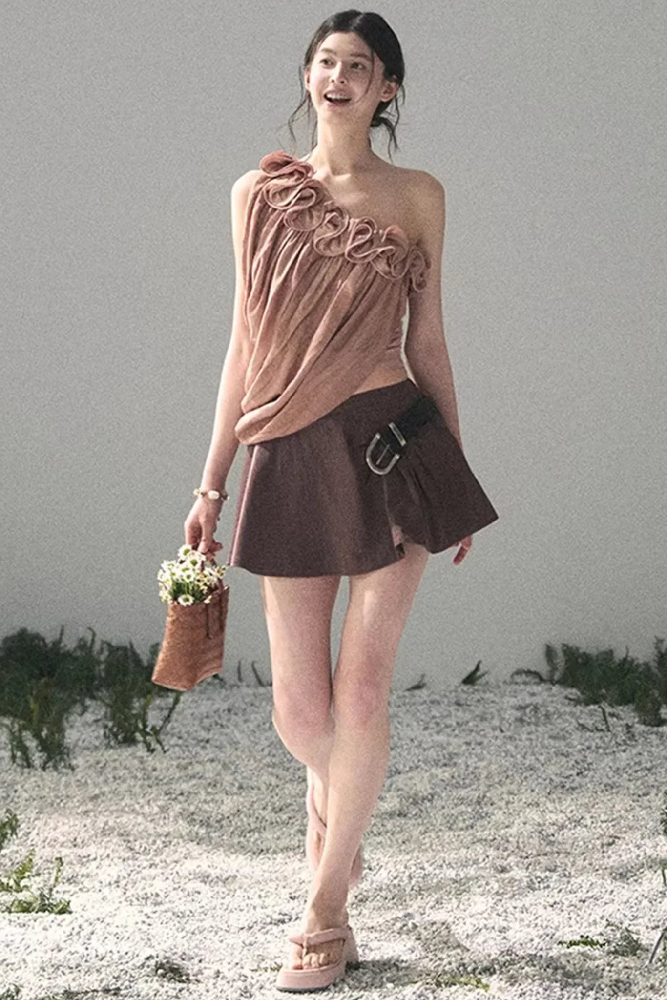 Ruffled Off-Shoulder Top
