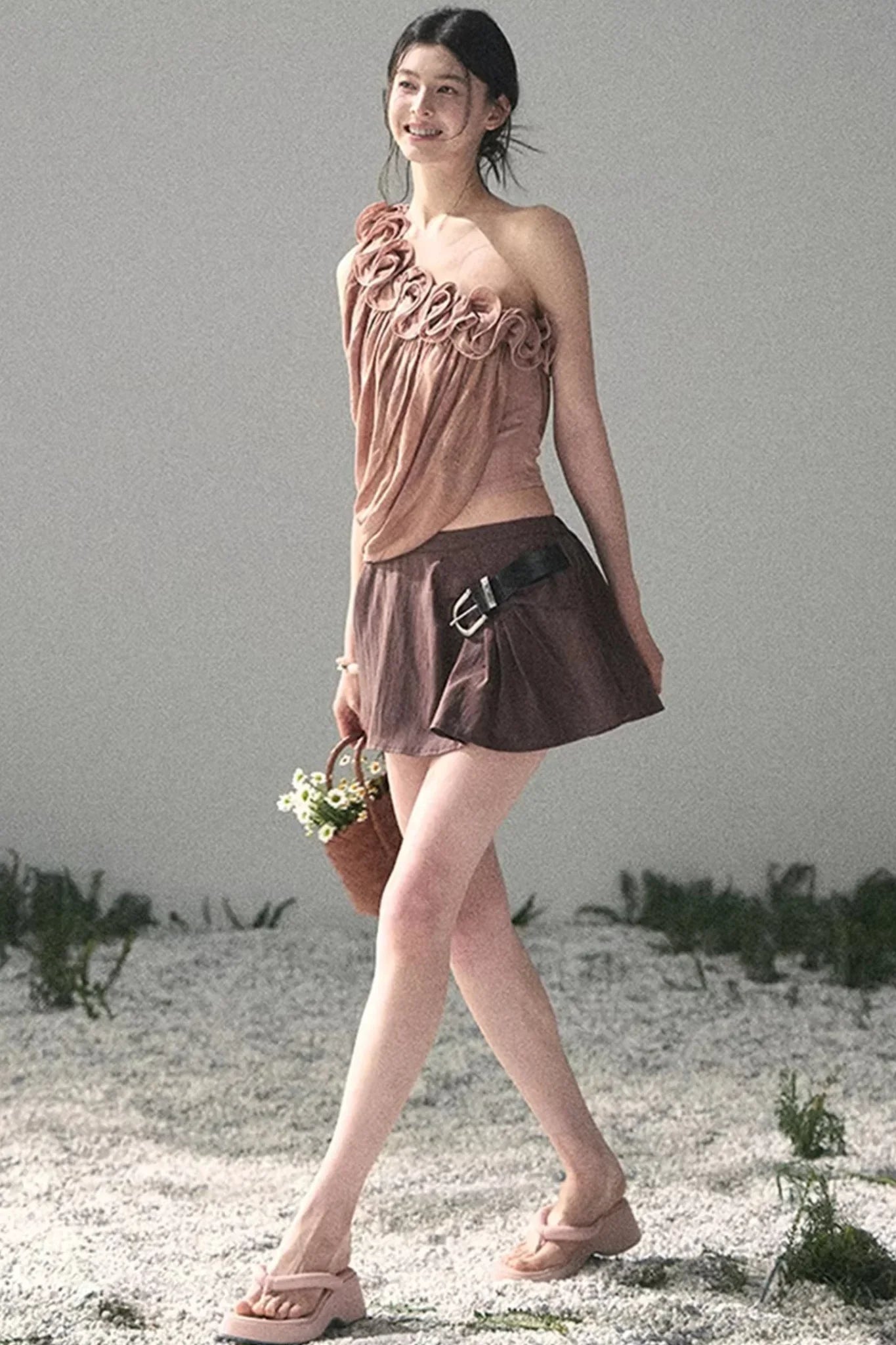 Ruffled Off-Shoulder Top