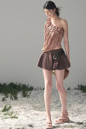 Ruffled Off-Shoulder Top