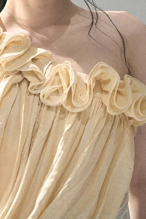 Ruffled Off-Shoulder Top