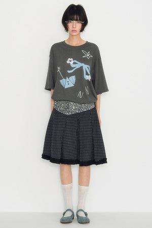 Ruffled Retro Skirt