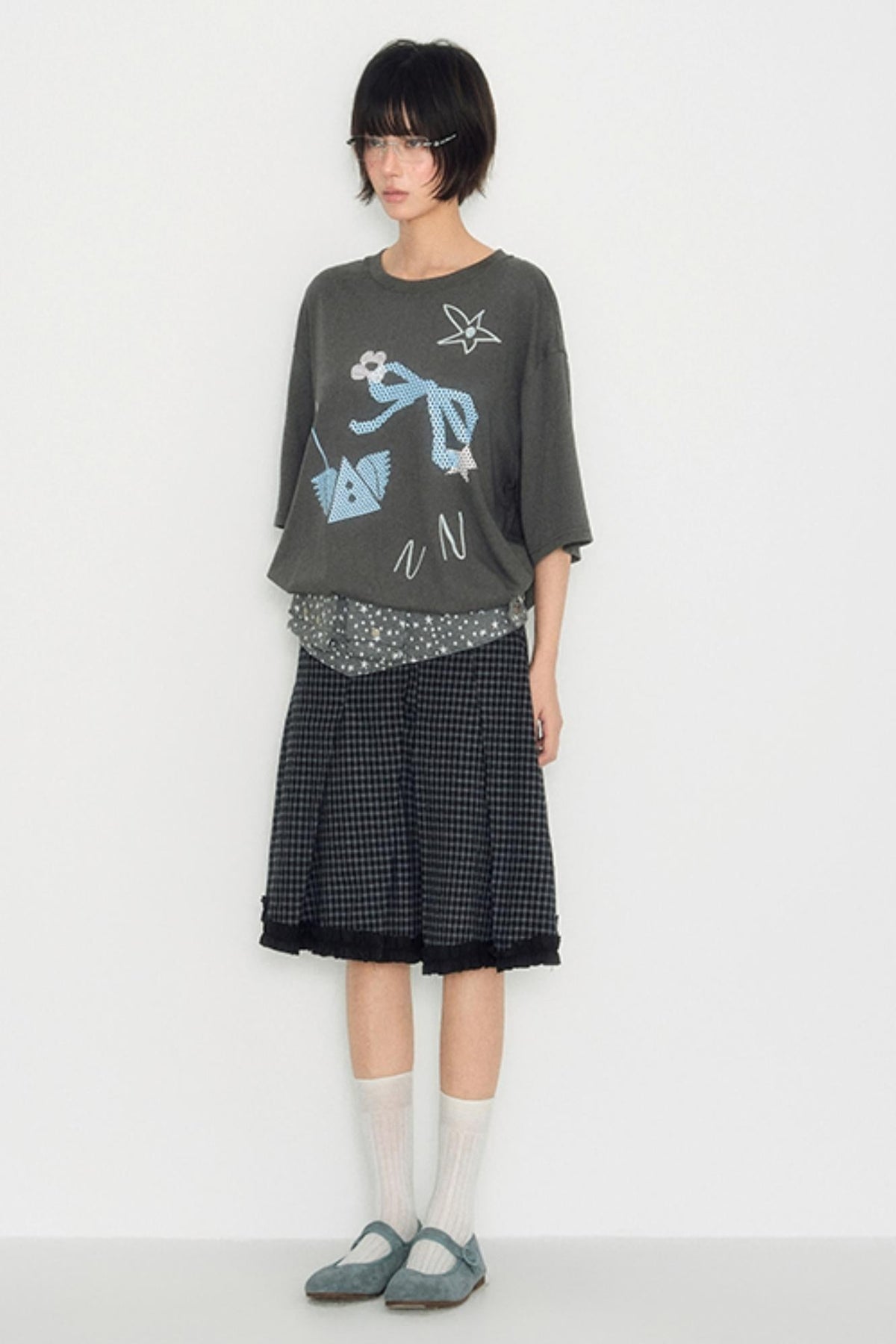 Ruffled Retro Skirt