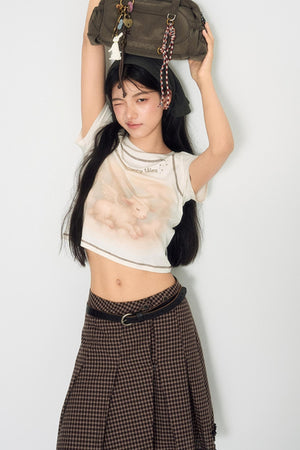Ruffled Retro Skirt