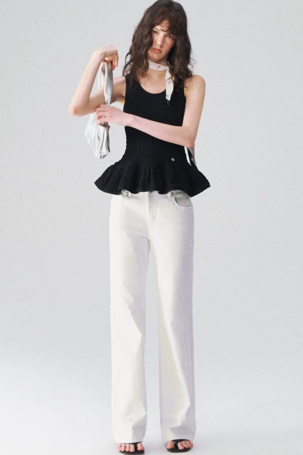 Ruffled Sleeveless Vest