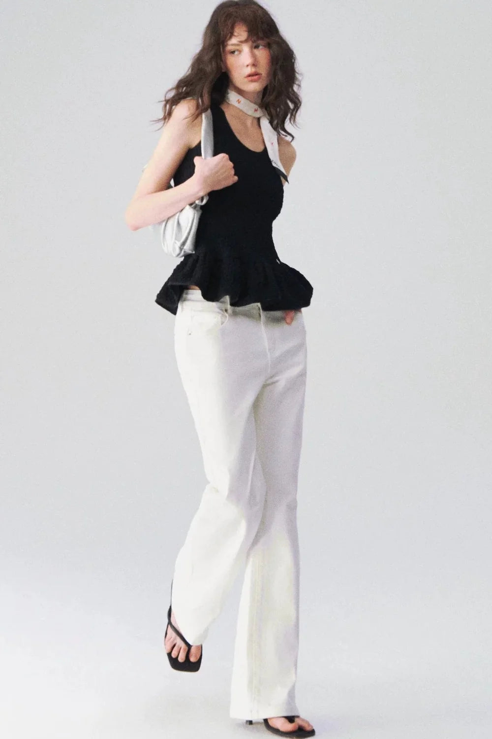 Ruffled Sleeveless Vest