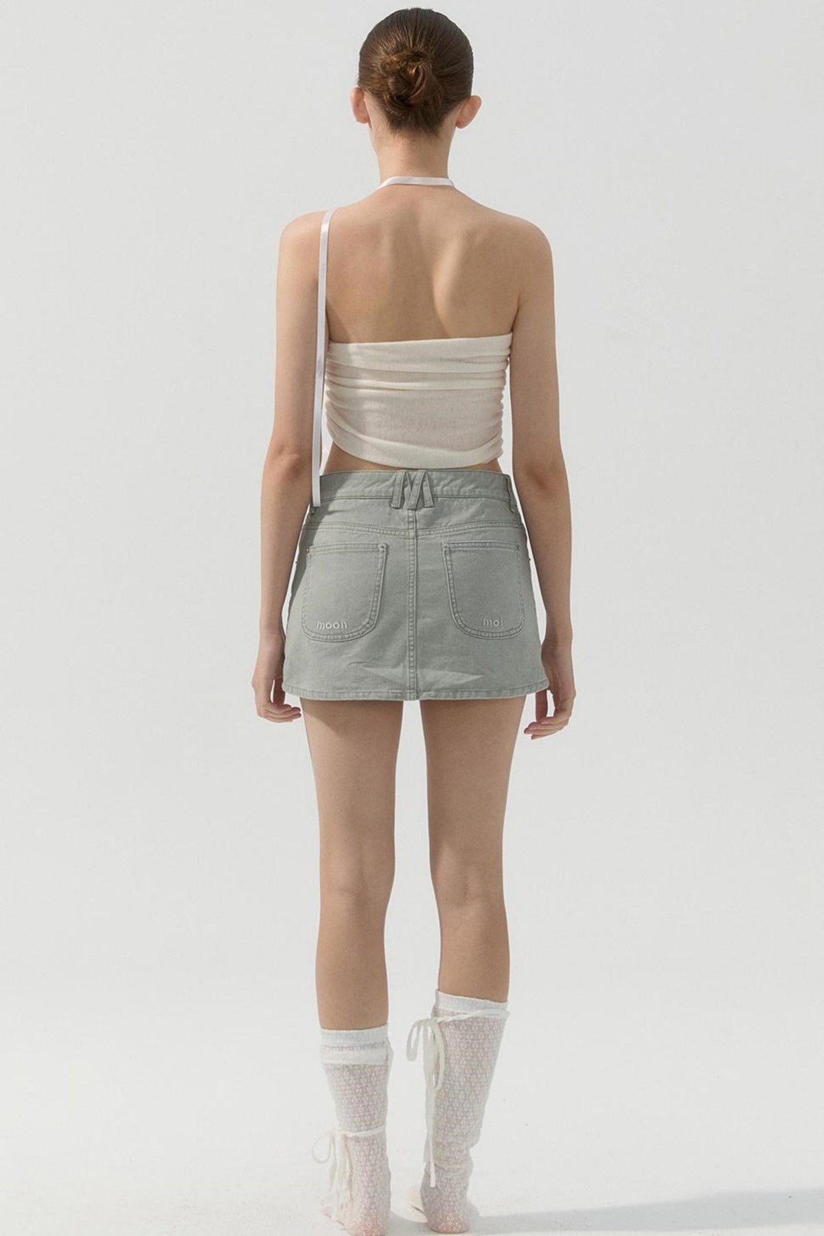 Safety Denim Skirt