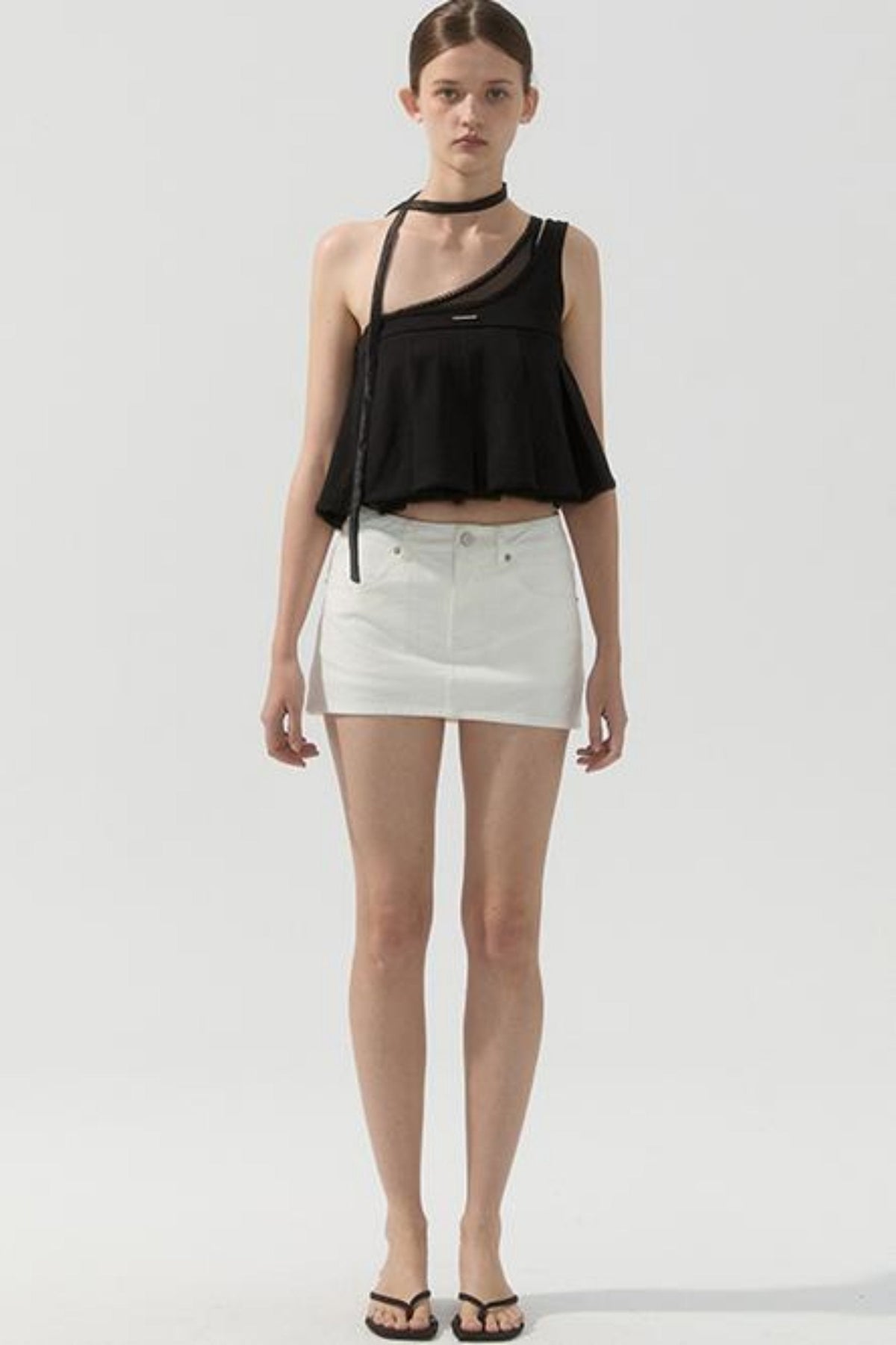 Safety Denim Skirt