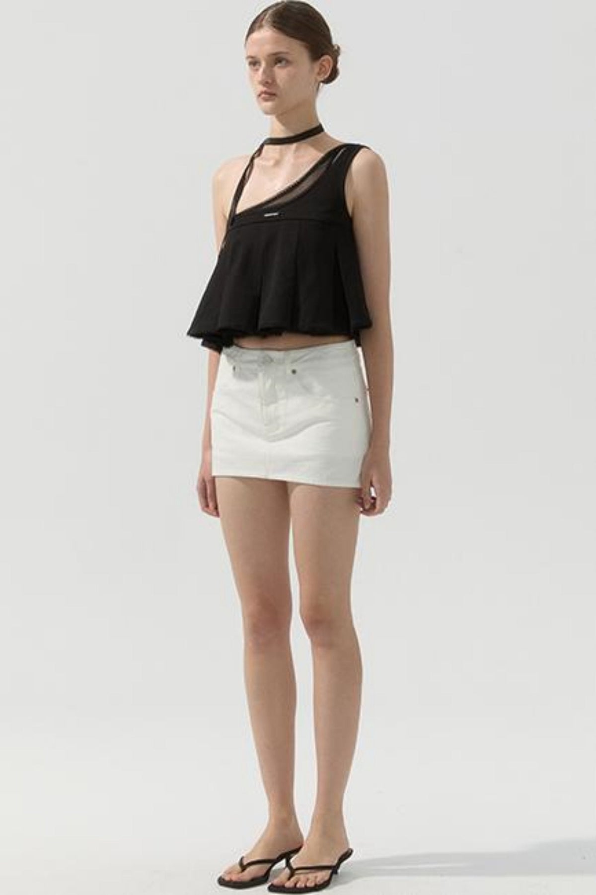 Safety Denim Skirt