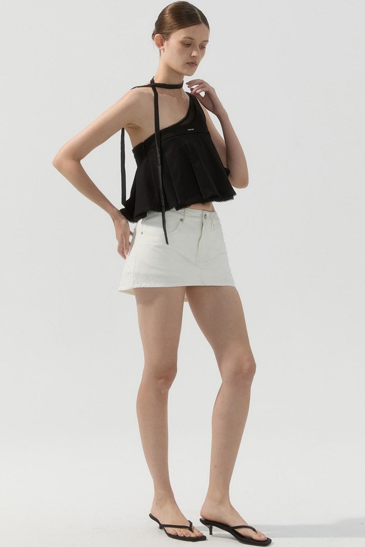 Safety Denim Skirt