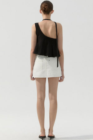 Safety Denim Skirt