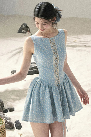 Sage Floral Lace Dress