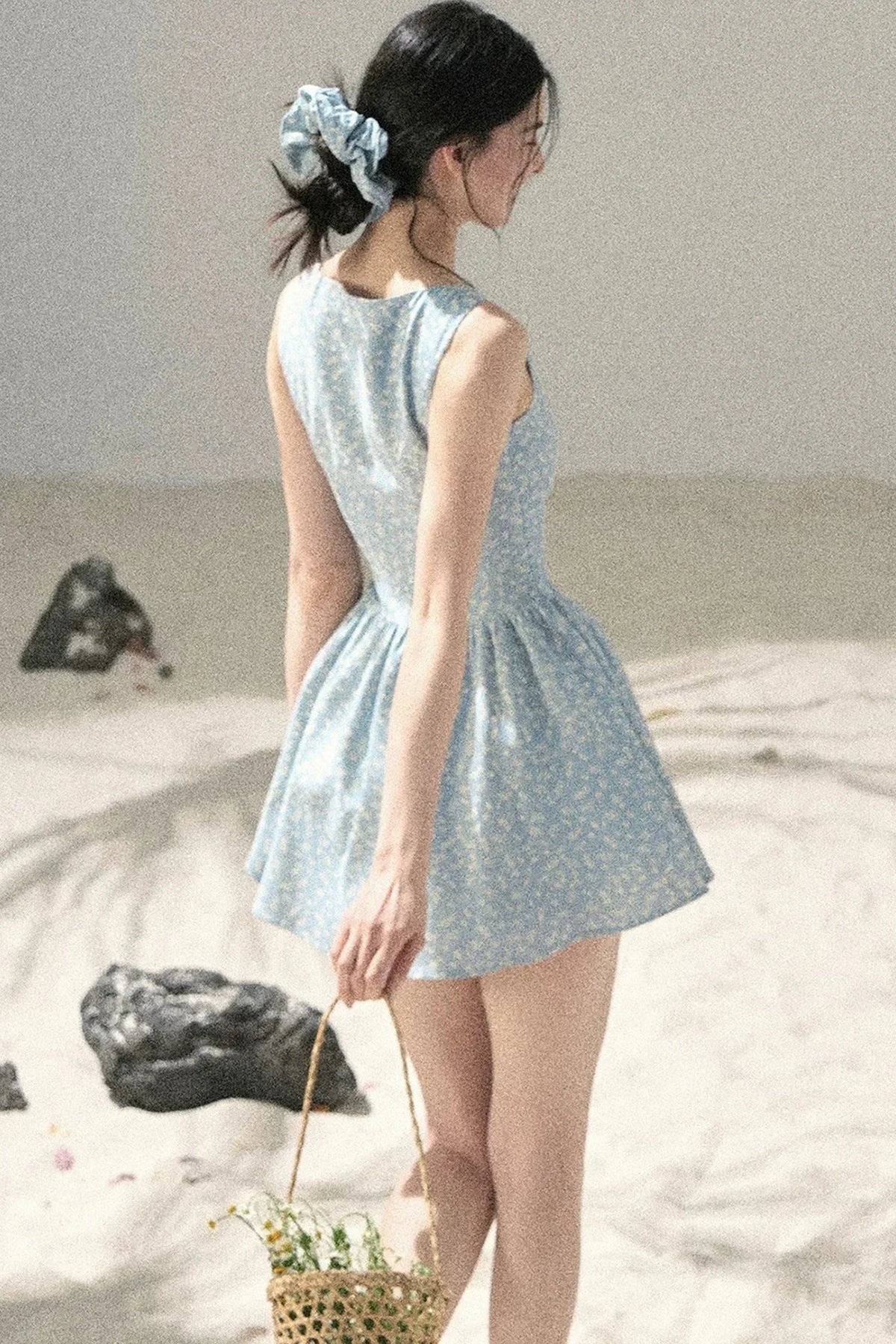 Sage Floral Lace Dress
