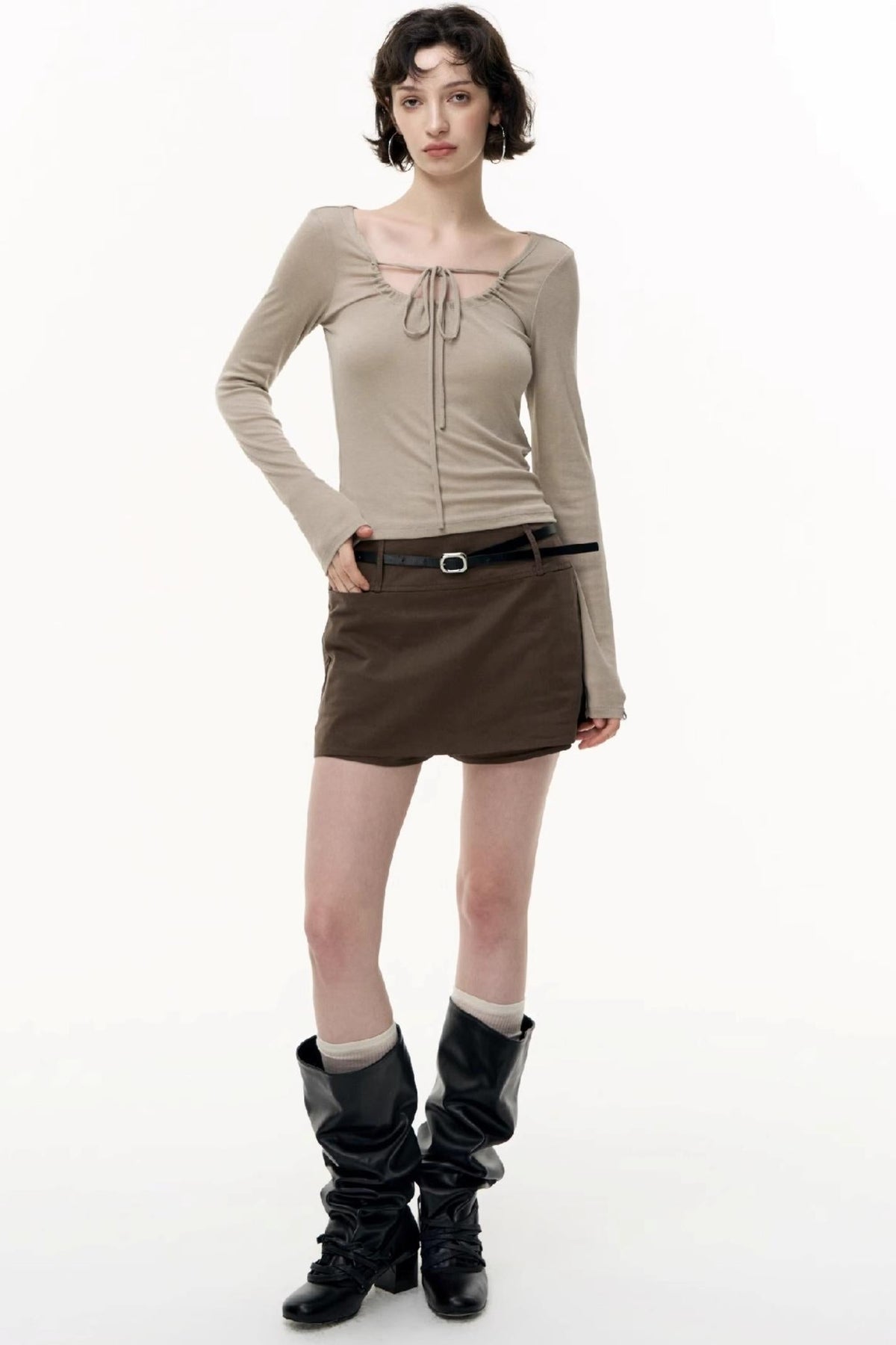 Salt U-Neck Shirt