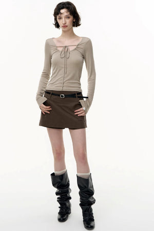 Salt U-Neck Shirt