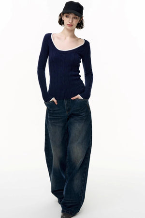 Salt Wool Crew Neck Sweater