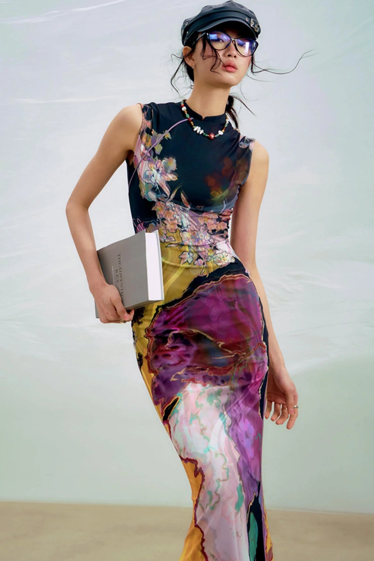 Sancai Contrast Dress
