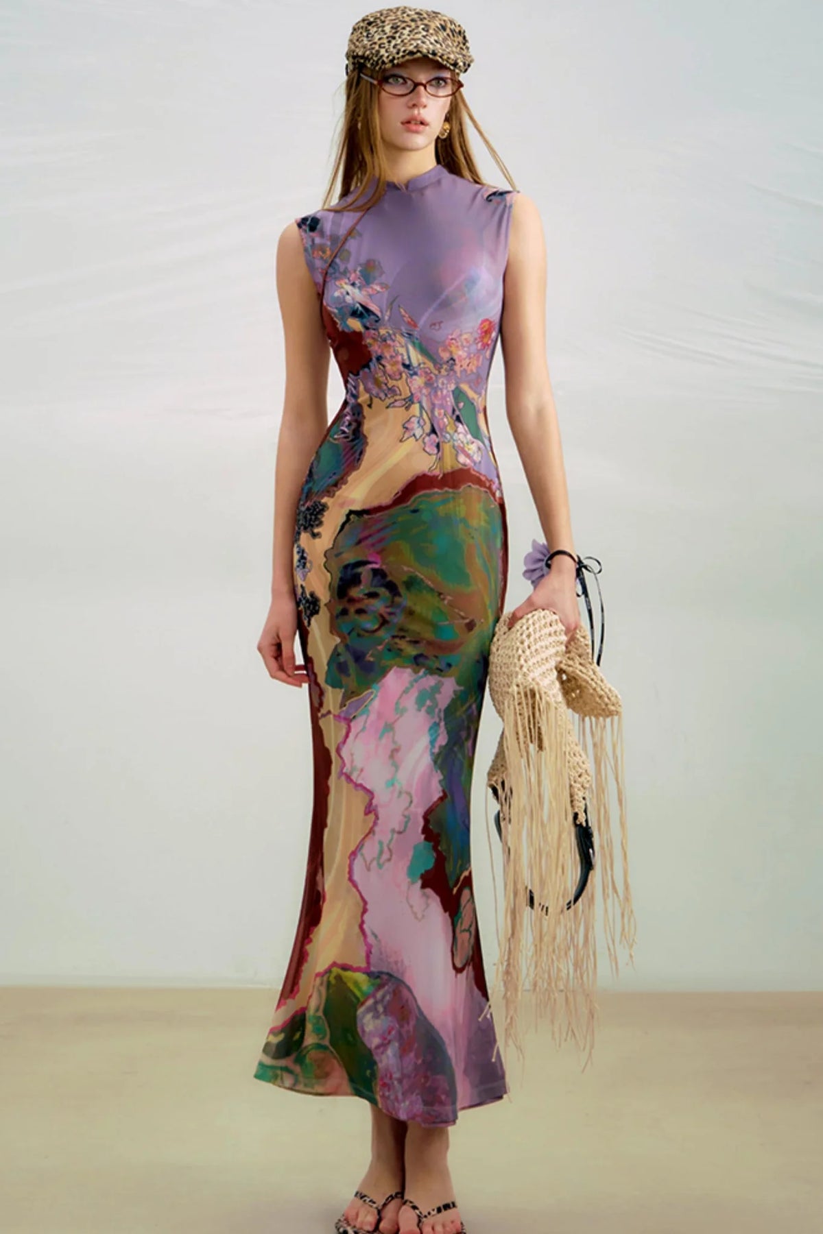 Sancai Contrast Dress