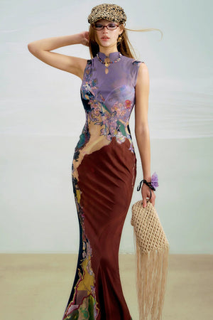 Sancai Contrast Dress