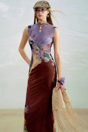 Sancai Contrast Dress